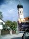 Die Kirche von Schöngeising auf einer Radtour